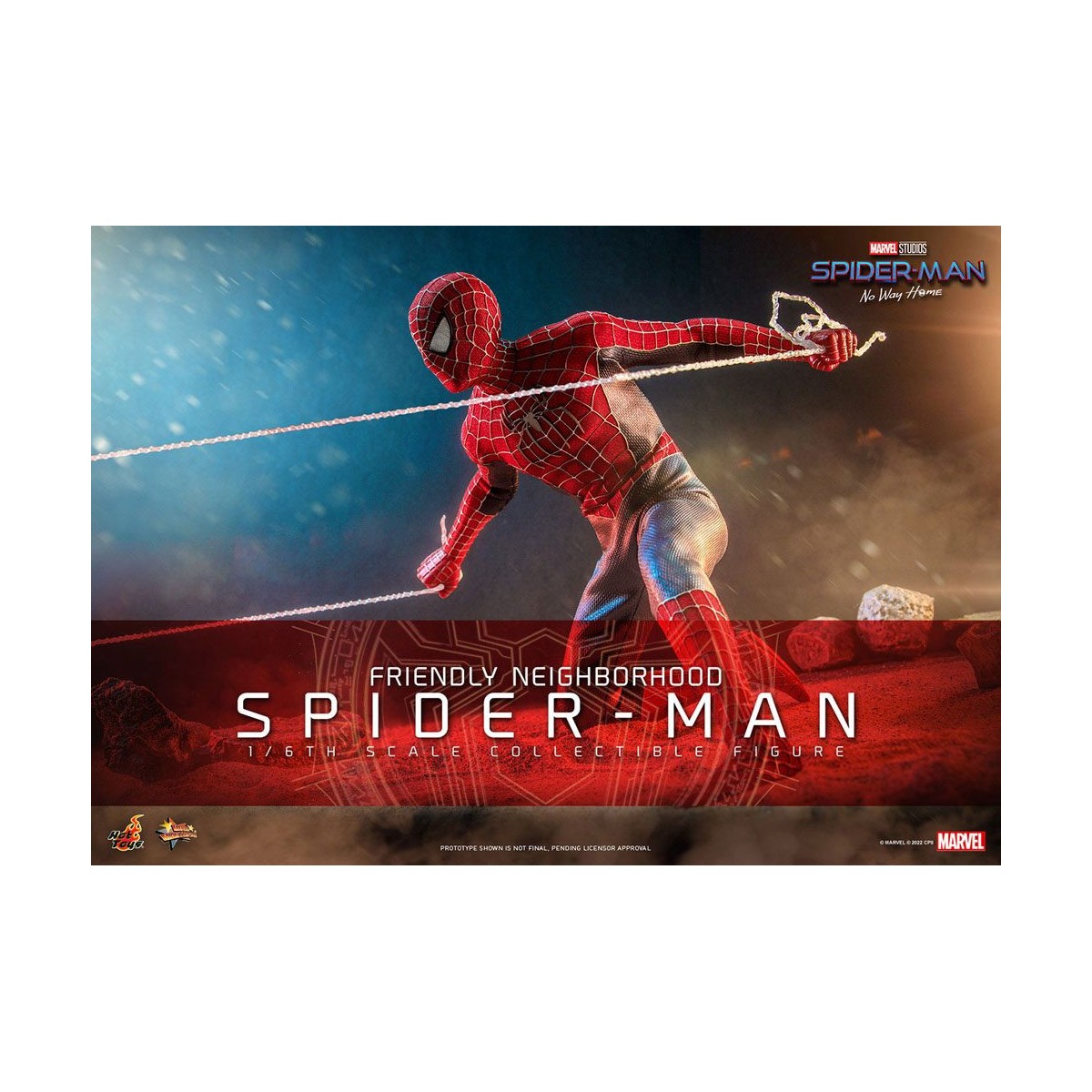 Hot Toys - Friendly Neighborhood Spider-Man - Marvel's Spider-Man: No Way Home Movie Masterpiece 1/6