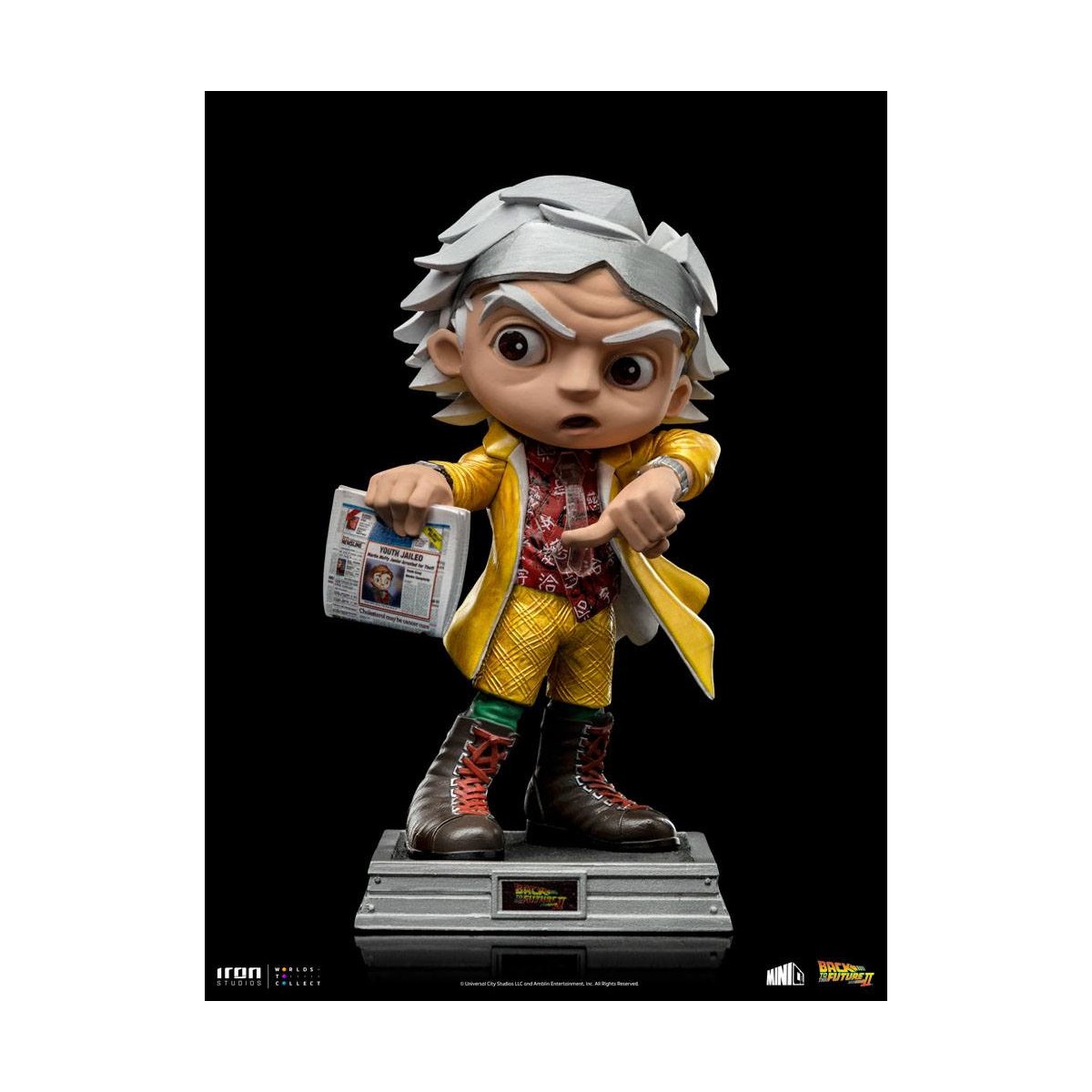 Iron Studios - Doc Brown Back to the Future 2 - Mini Co.