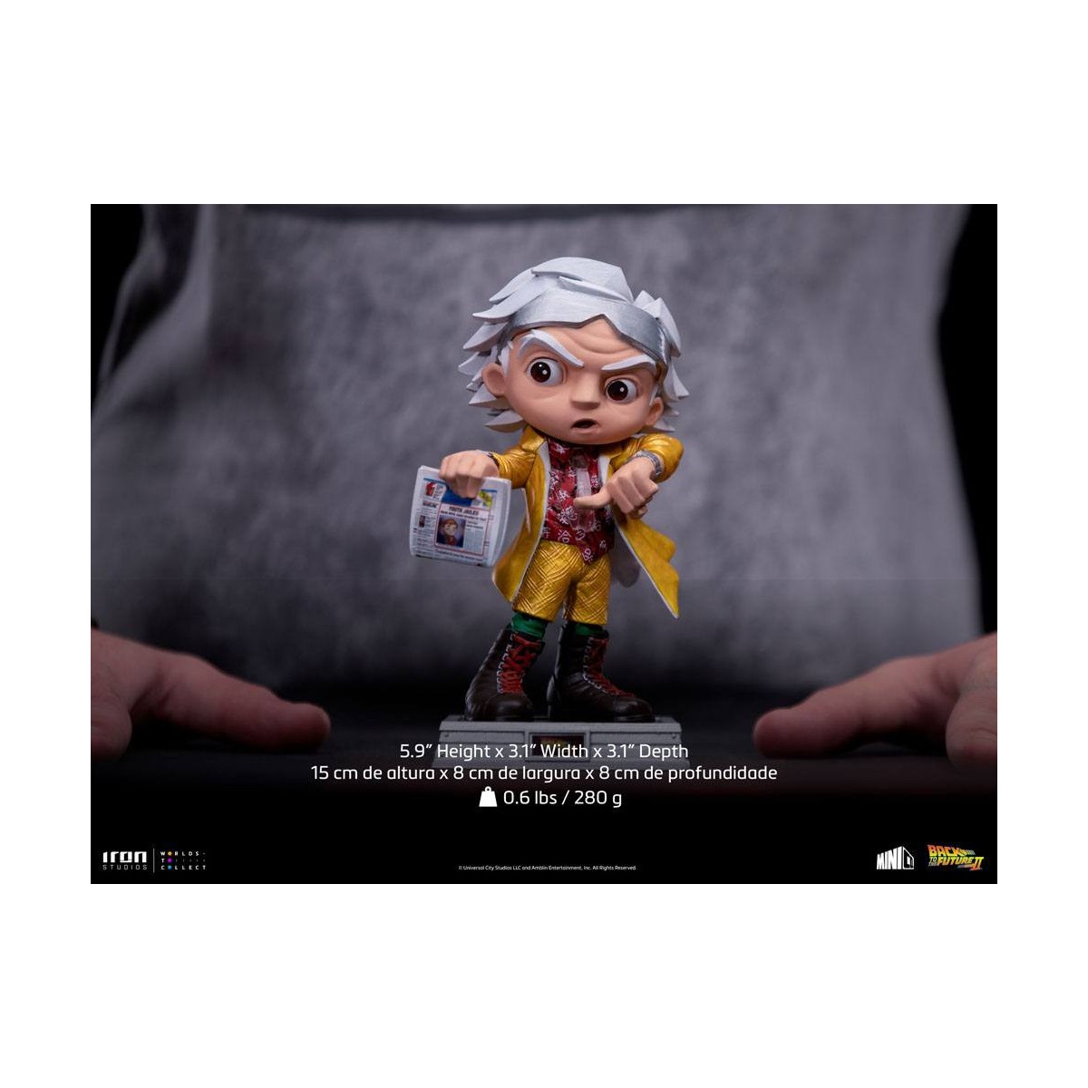 Iron Studios - Doc Brown Back to the Future 2 - Mini Co.