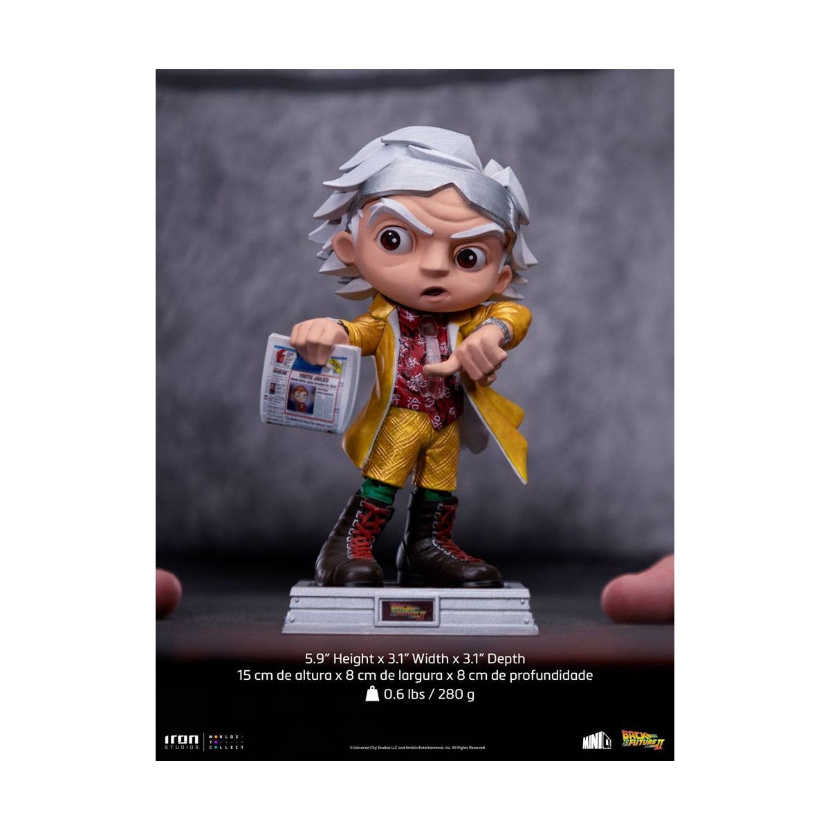Iron Studios - Doc Brown Back to the Future 2 - Mini Co.