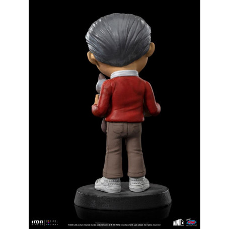 Iron Studios - Figura de acción de Stan Lee con el gato Gruñón - Mini Co.