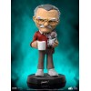 Iron Studios - Figura de acción de Stan Lee con el gato Gruñón - Mini Co.