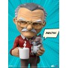 Iron Studios - Figura de acción de Stan Lee con el gato Gruñón - Mini Co.