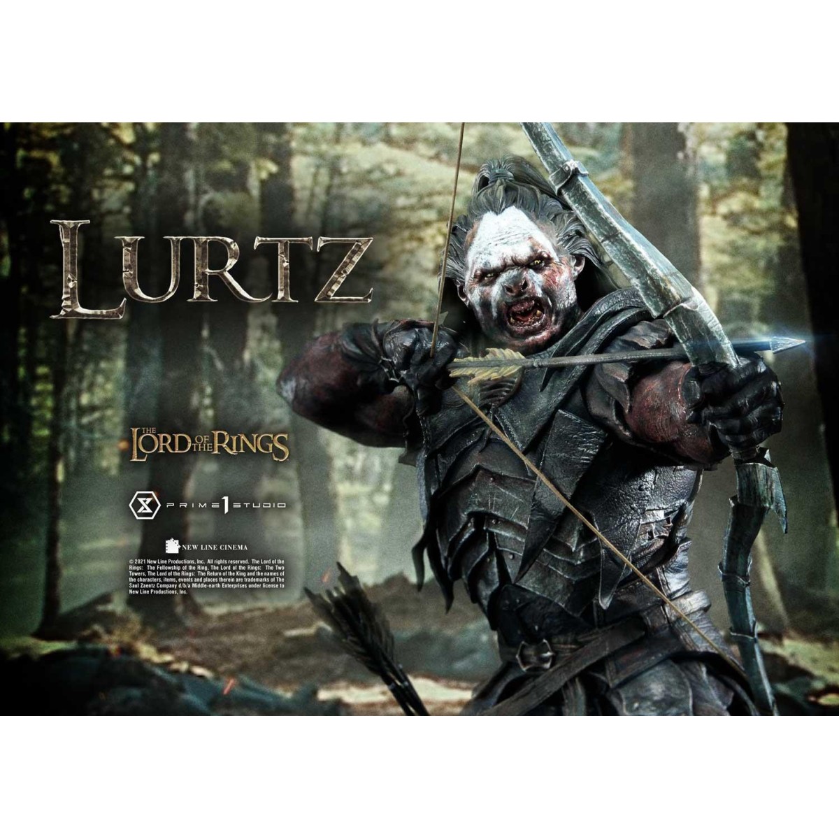 Prime 1 Studio - Lurtz Ex versión 1/4 - LOTR - El Señor de los Anillos
