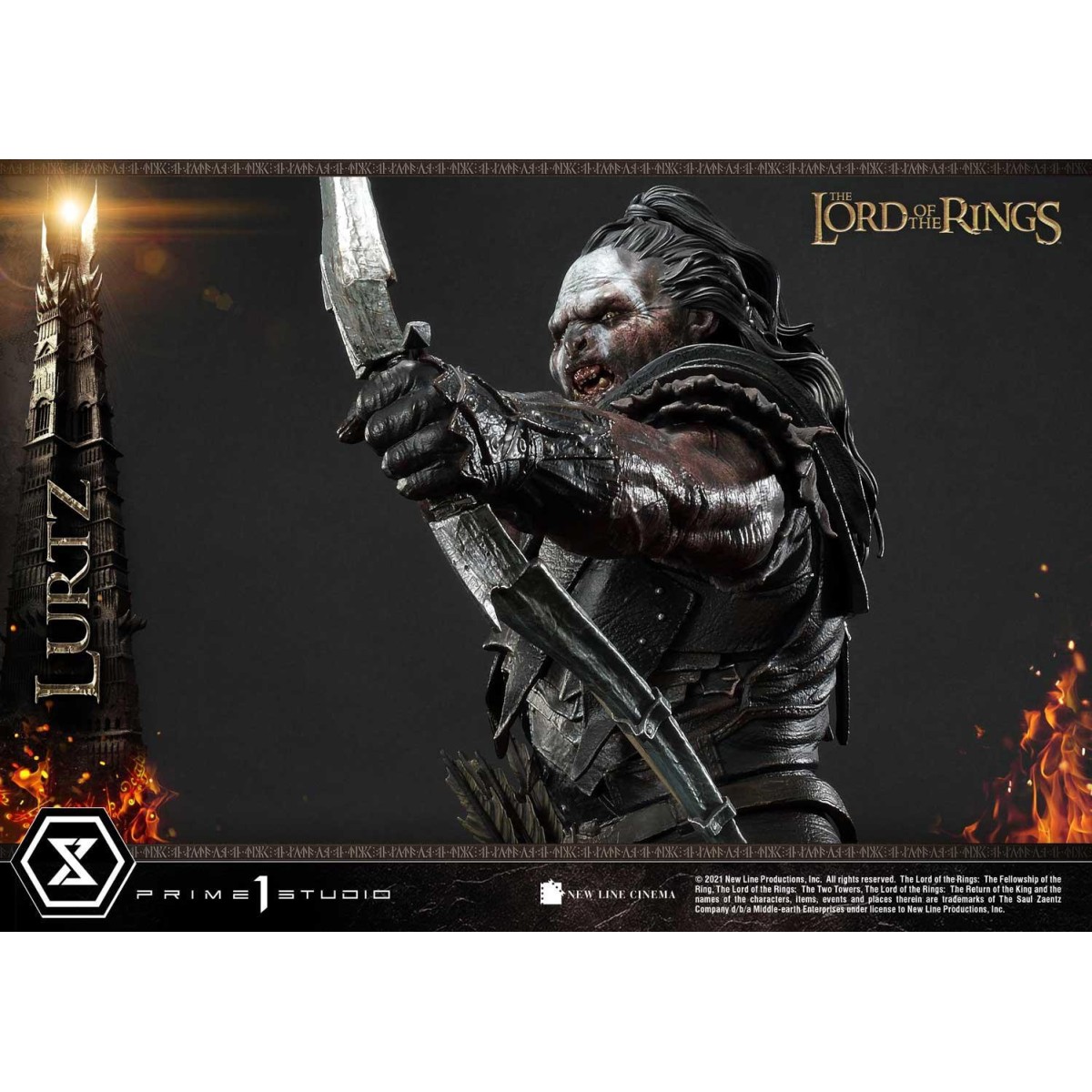 Prime 1 Studio - Lurtz Ex versión 1/4 - LOTR - El Señor de los Anillos