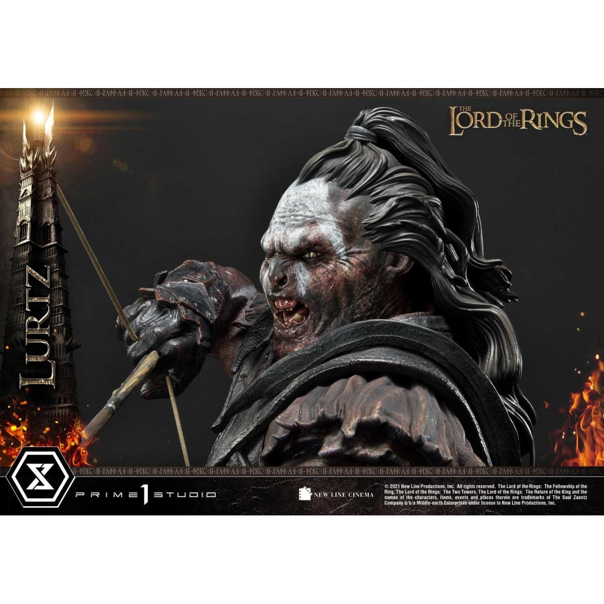 Prime 1 Studio - Lurtz Ex versión 1/4 - LOTR - El Señor de los Anillos