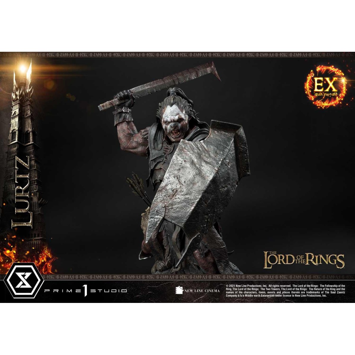 Prime 1 Studio - Lurtz Ex versión 1/4 - LOTR - El Señor de los Anillos
