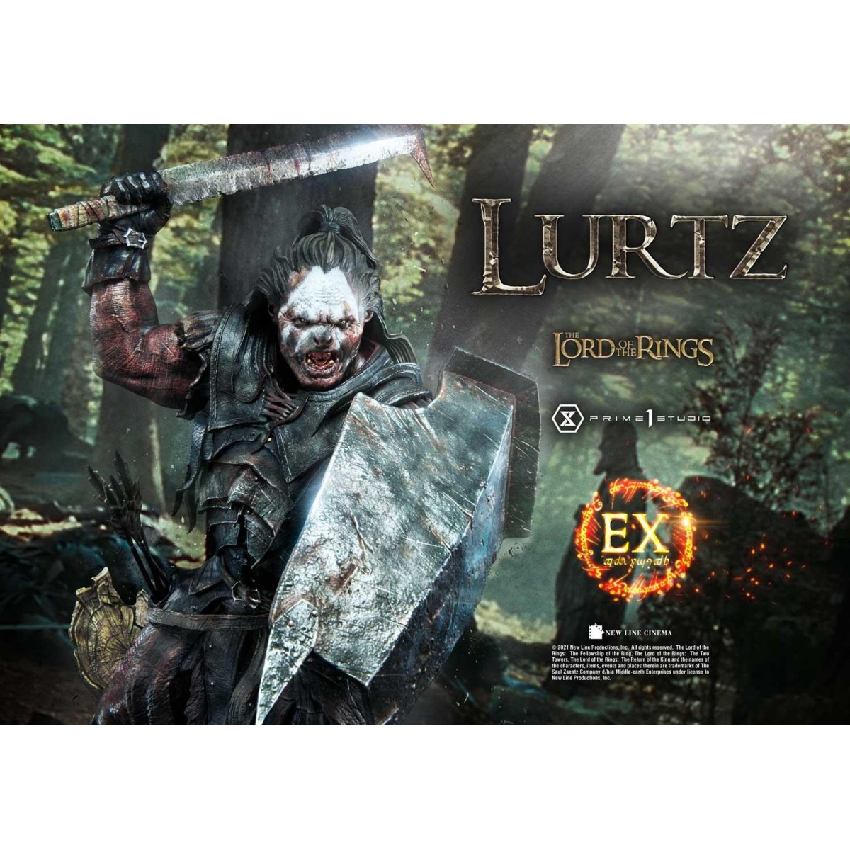 Prime 1 Studio - Lurtz Ex versión 1/4 - LOTR - El Señor de los Anillos