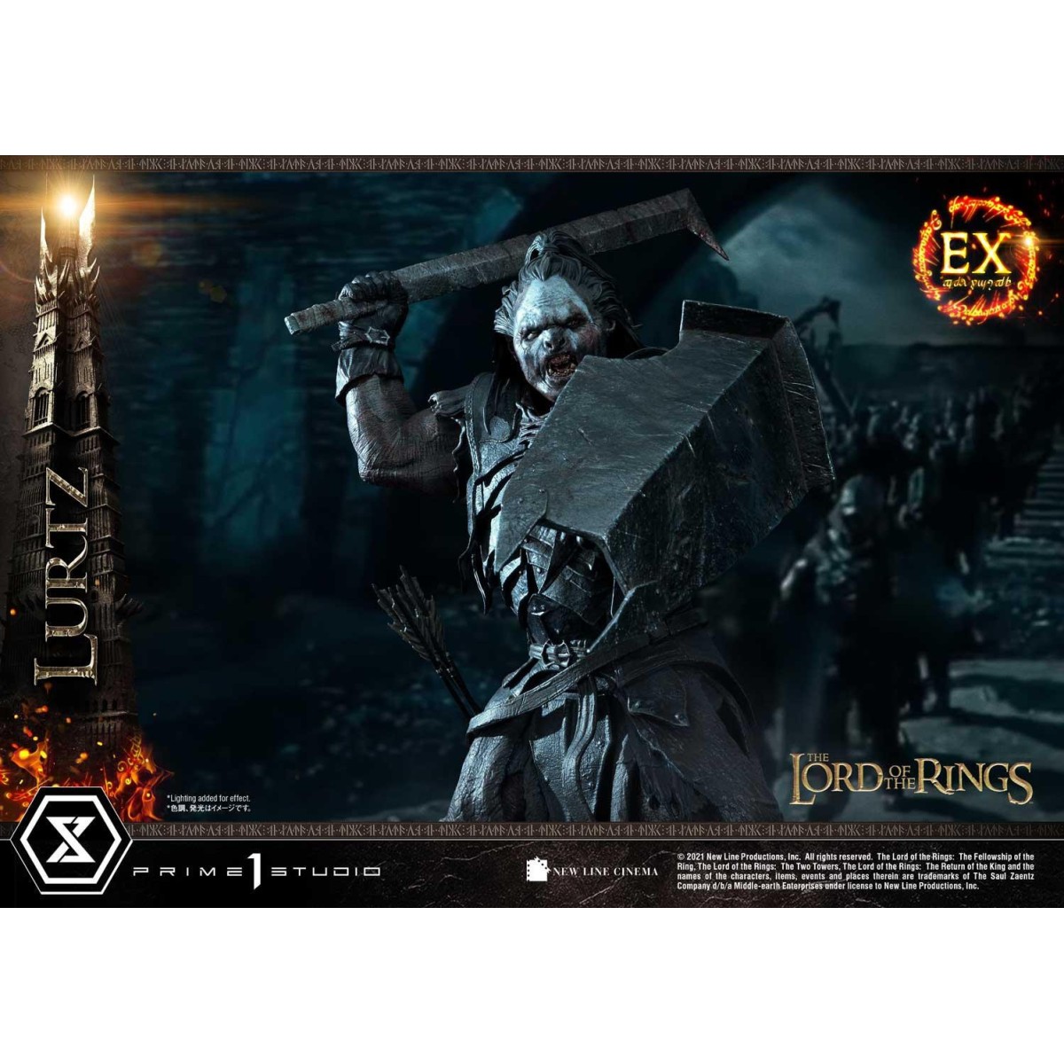 Prime 1 Studio - Lurtz Ex versión 1/4 - LOTR - El Señor de los Anillos