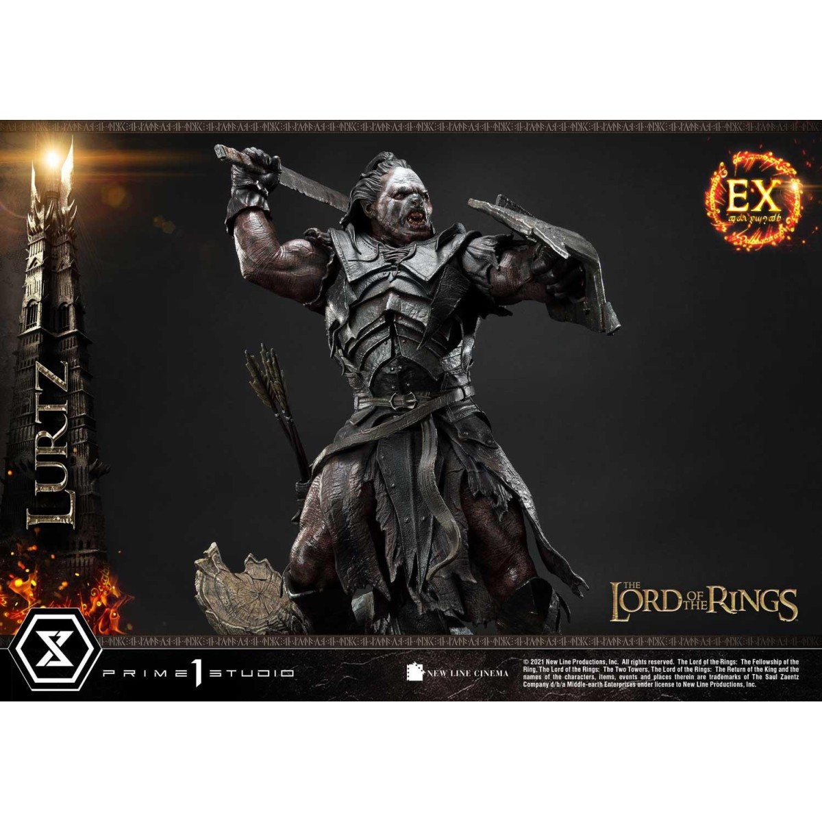 Prime 1 Studio - Lurtz Ex versión 1/4 - LOTR - El Señor de los Anillos
