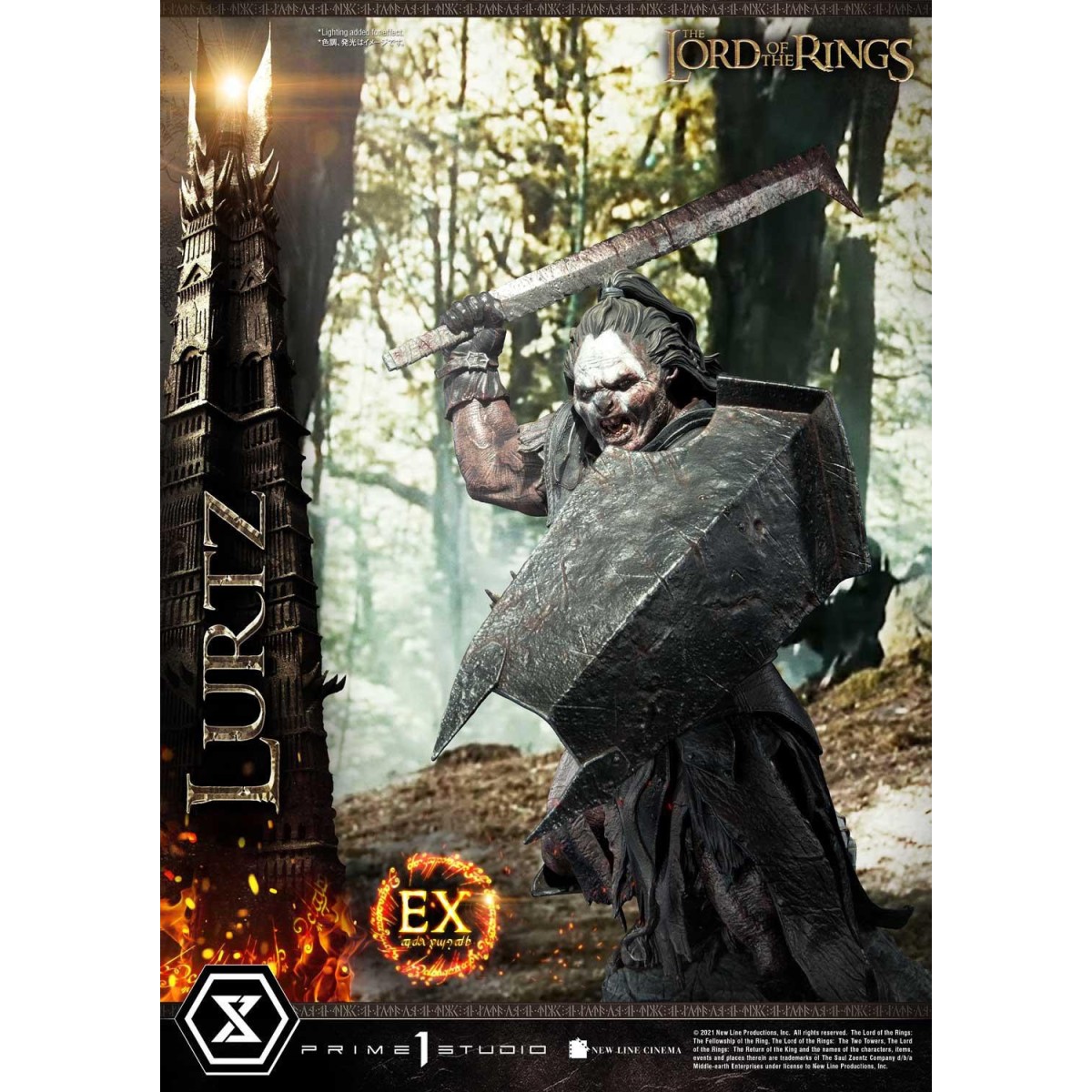 Prime 1 Studio - Lurtz Ex versión 1/4 - LOTR - El Señor de los Anillos