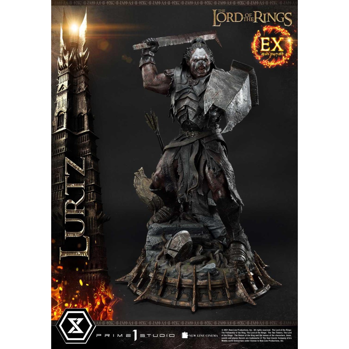 Prime 1 Studio - Lurtz Ex versión 1/4 - LOTR - El Señor de los Anillos
