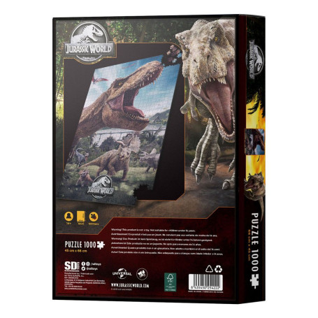 SD Toys - Puzzle del Mundo Jurásico - T-Rex 1000 piezas