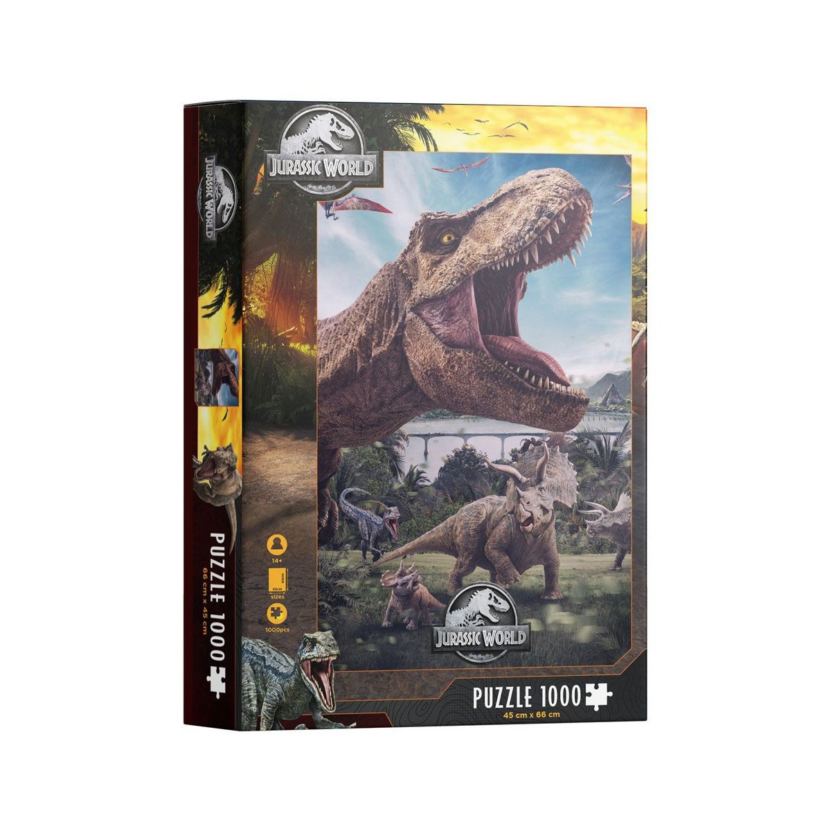 SD Toys - Puzzle del Mundo Jurásico - T-Rex 1000 piezas
