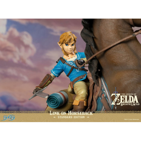 Primeras 4 figuras - Zelda - The Legend of Zelda: Breath of The Wild - Link a caballo (Edición estándar)