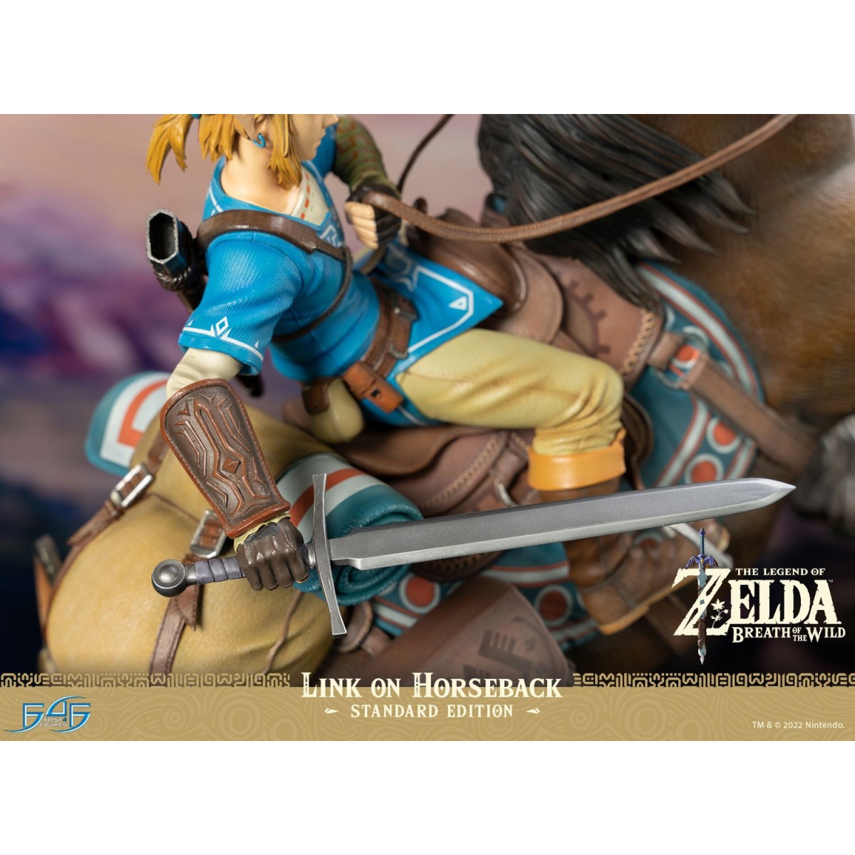 Primeras 4 figuras - Zelda - The Legend of Zelda: Breath of The Wild - Link a caballo (Edición estándar)