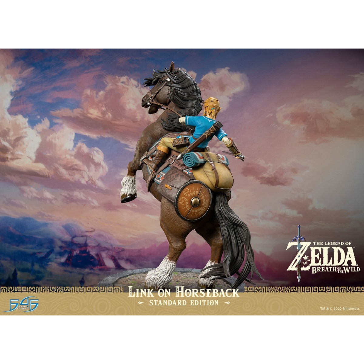 Primeras 4 figuras - Zelda - The Legend of Zelda: Breath of The Wild - Link a caballo (Edición estándar)