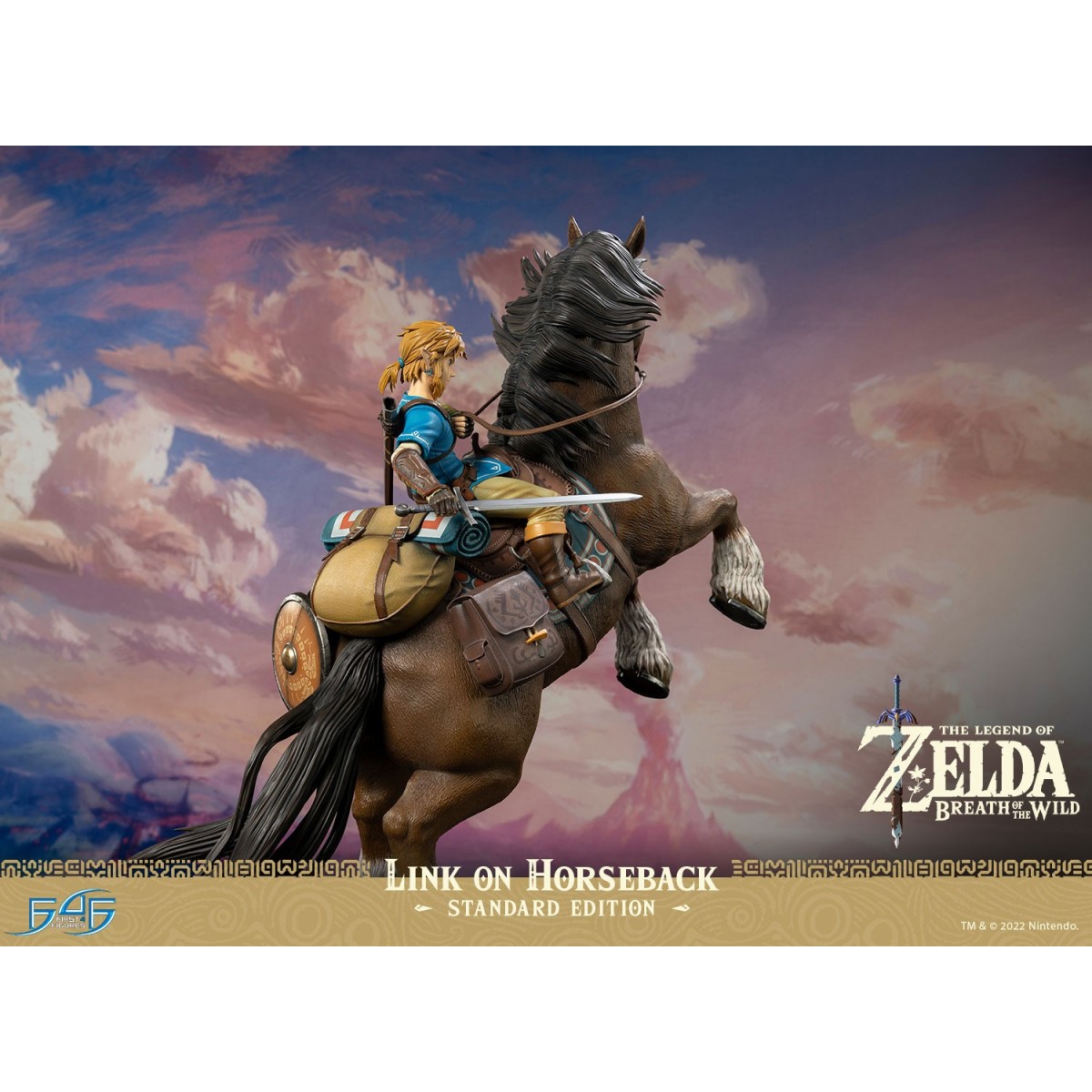 Primeras 4 figuras - Zelda - The Legend of Zelda: Breath of The Wild - Link a caballo (Edición estándar)