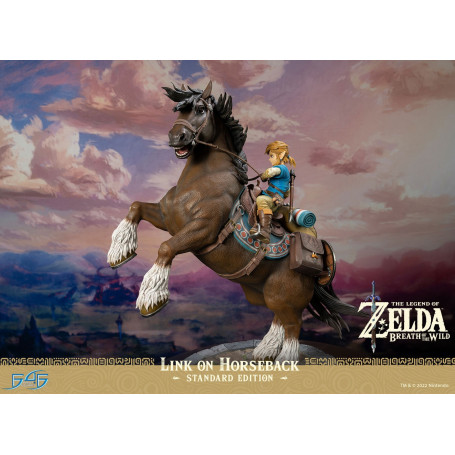Primeras 4 figuras - Zelda - The Legend of Zelda: Breath of The Wild - Link a caballo (Edición estándar)