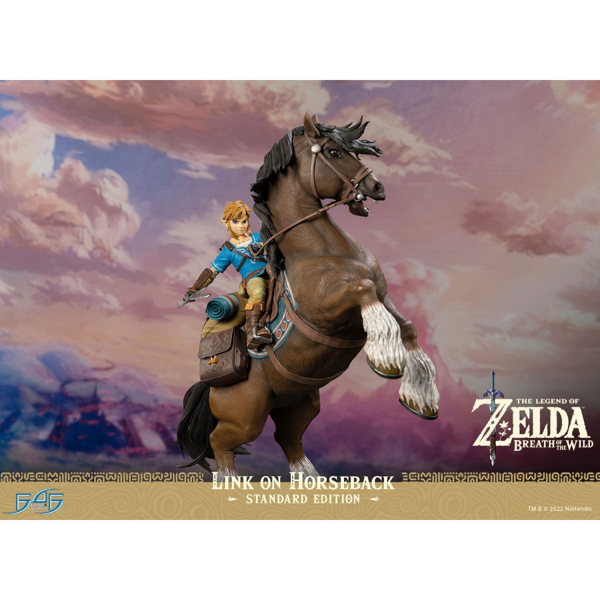 Primeras 4 figuras - Zelda - The Legend of Zelda: Breath of The Wild - Link a caballo (Edición estándar)