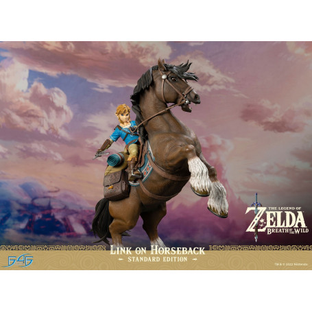 Primeras 4 figuras - Zelda - The Legend of Zelda: Breath of The Wild - Link a caballo (Edición estándar)