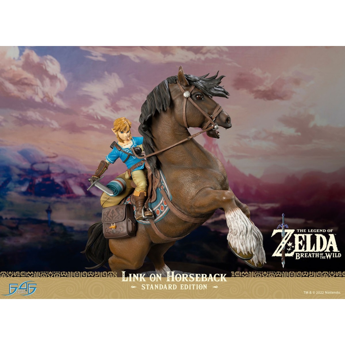 Primeras 4 figuras - Zelda - The Legend of Zelda: Breath of The Wild - Link a caballo (Edición estándar)