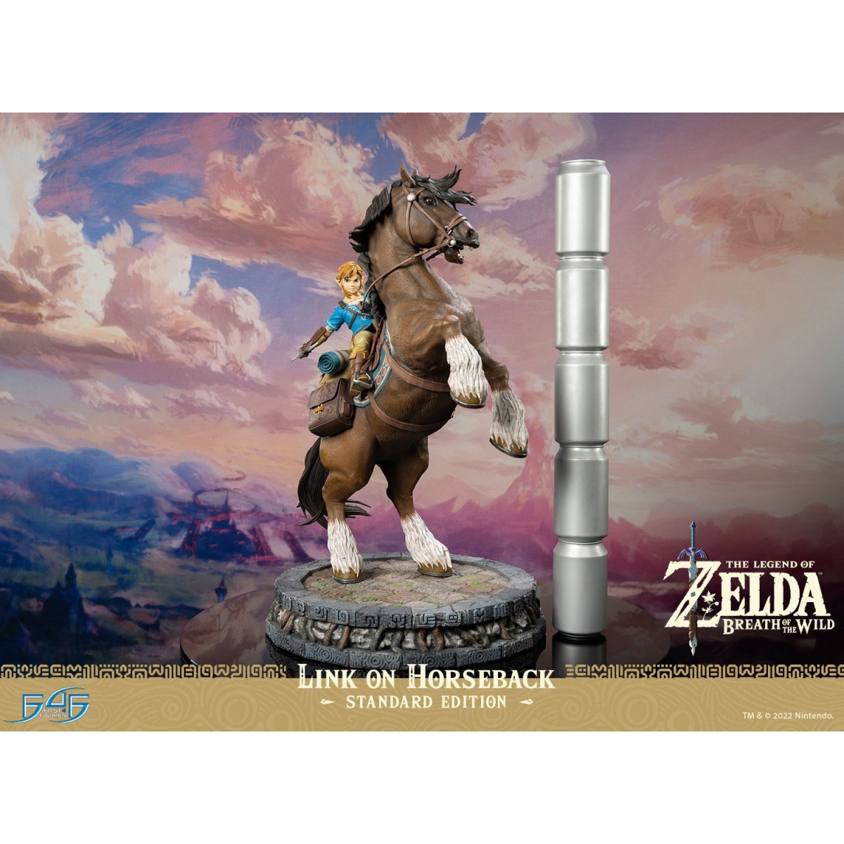 Primeras 4 figuras - Zelda - The Legend of Zelda: Breath of The Wild - Link a caballo (Edición estándar)