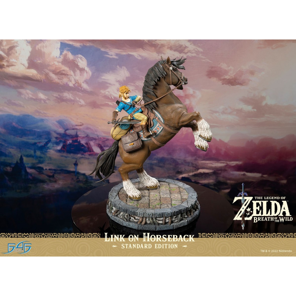 Primeras 4 figuras - Zelda - The Legend of Zelda: Breath of The Wild - Link a caballo (Edición estándar)