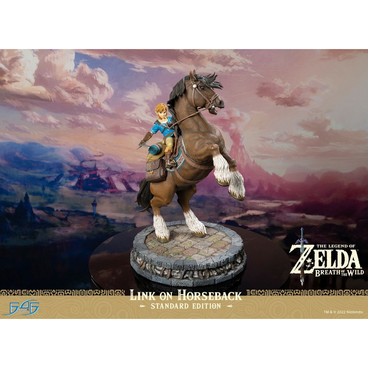 Primeras 4 figuras - Zelda - The Legend of Zelda: Breath of The Wild - Link a caballo (Edición estándar)