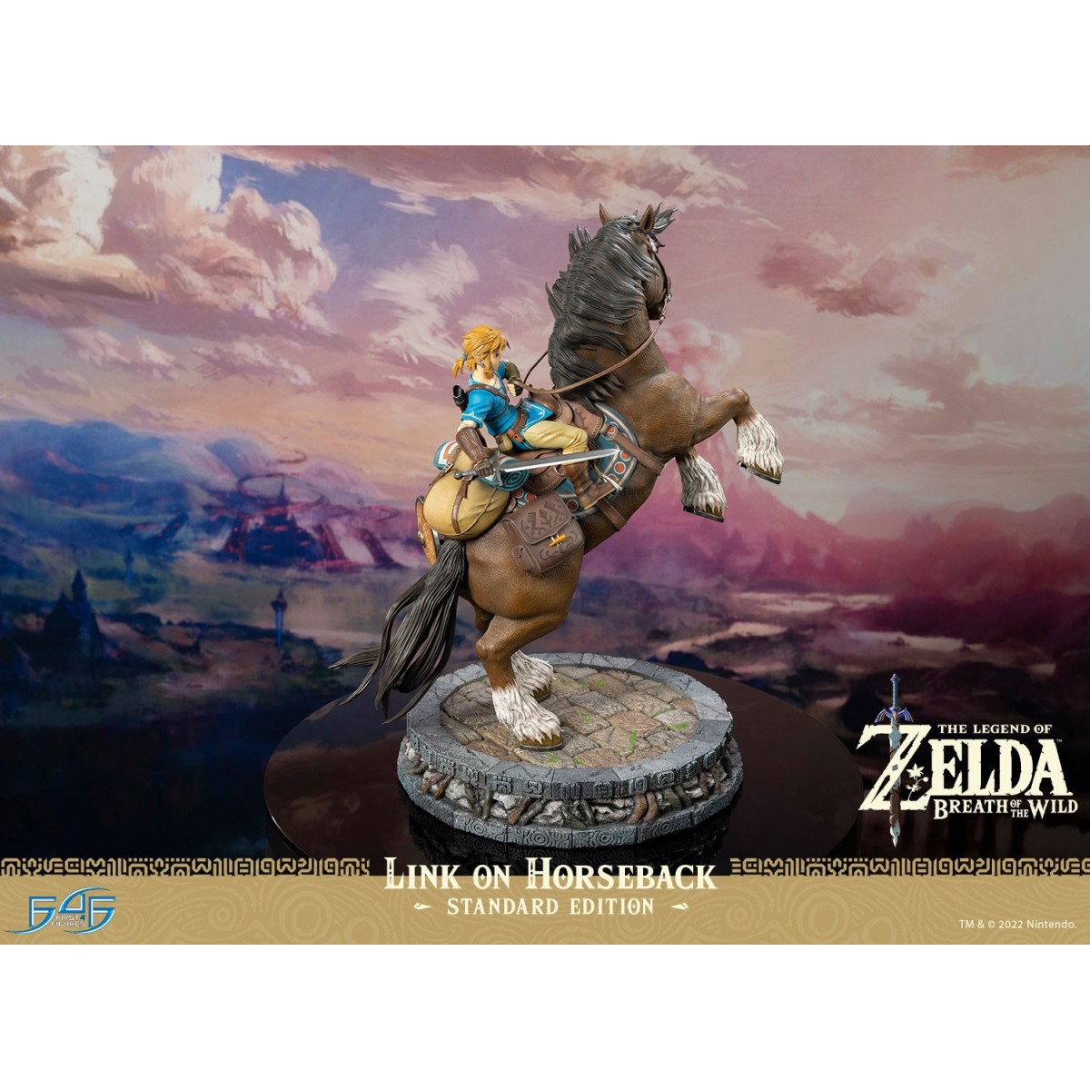 Primeras 4 figuras - Zelda - The Legend of Zelda: Breath of The Wild - Link a caballo (Edición estándar)