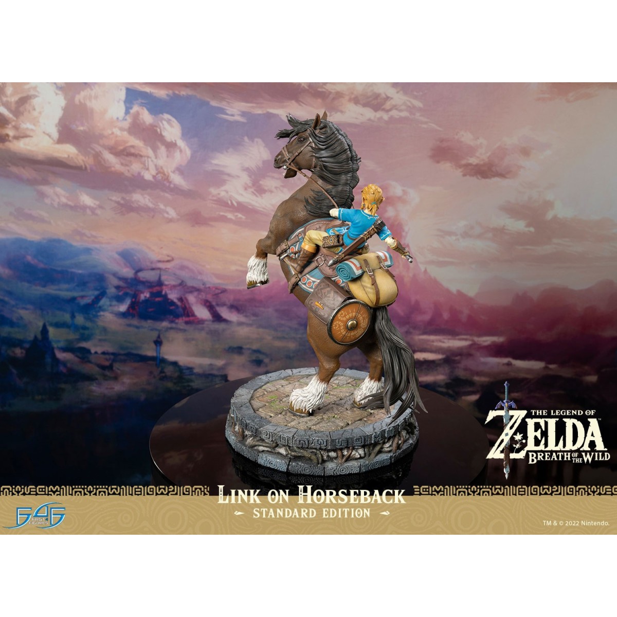 Primeras 4 figuras - Zelda - The Legend of Zelda: Breath of The Wild - Link a caballo (Edición estándar)