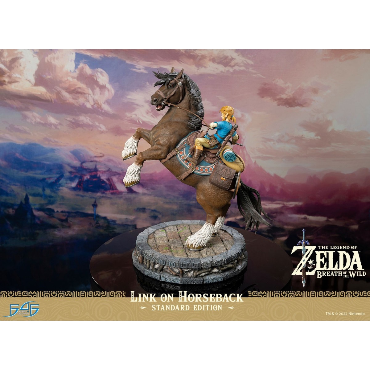 Primeras 4 figuras - Zelda - The Legend of Zelda: Breath of The Wild - Link a caballo (Edición estándar)