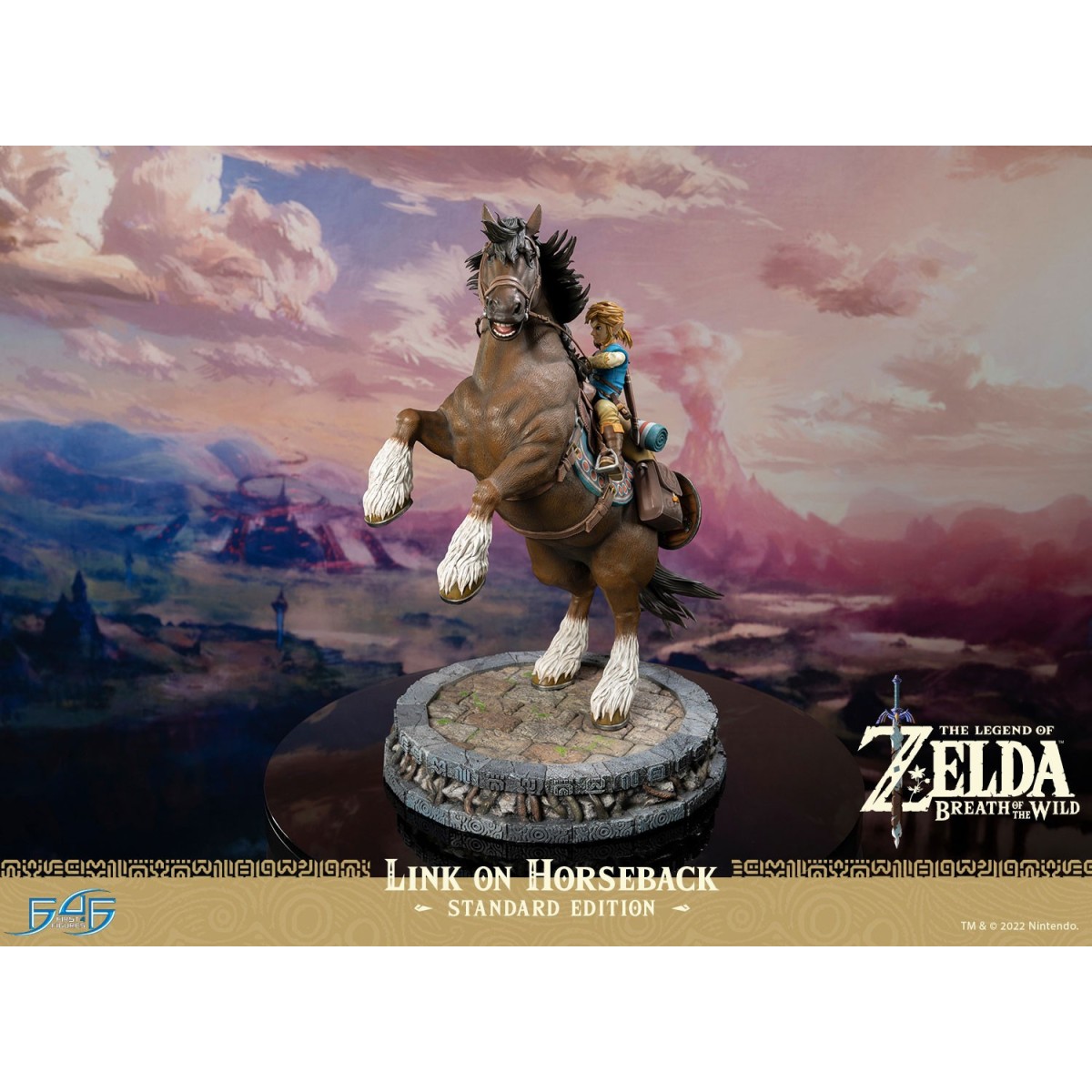 Primeras 4 figuras - Zelda - The Legend of Zelda: Breath of The Wild - Link a caballo (Edición estándar)