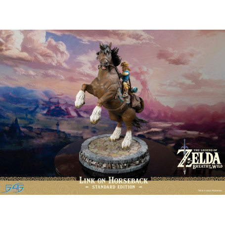 Primeras 4 figuras - Zelda - The Legend of Zelda: Breath of The Wild - Link a caballo (Edición estándar)