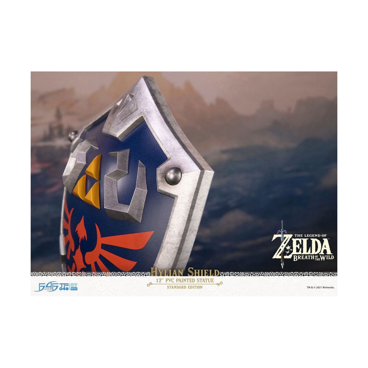 First 4 Figures - Zelda - Hylian Shield Standard Edition - Breath of the Wild Estatua de PVC