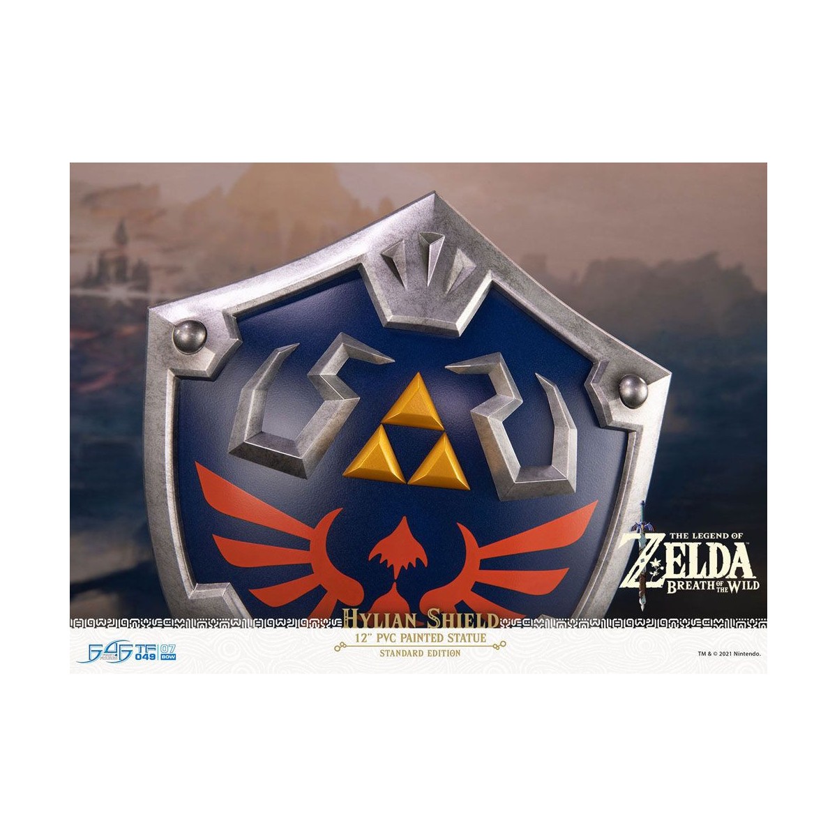 First 4 Figures - Zelda - Hylian Shield Standard Edition - Breath of the Wild Estatua de PVC