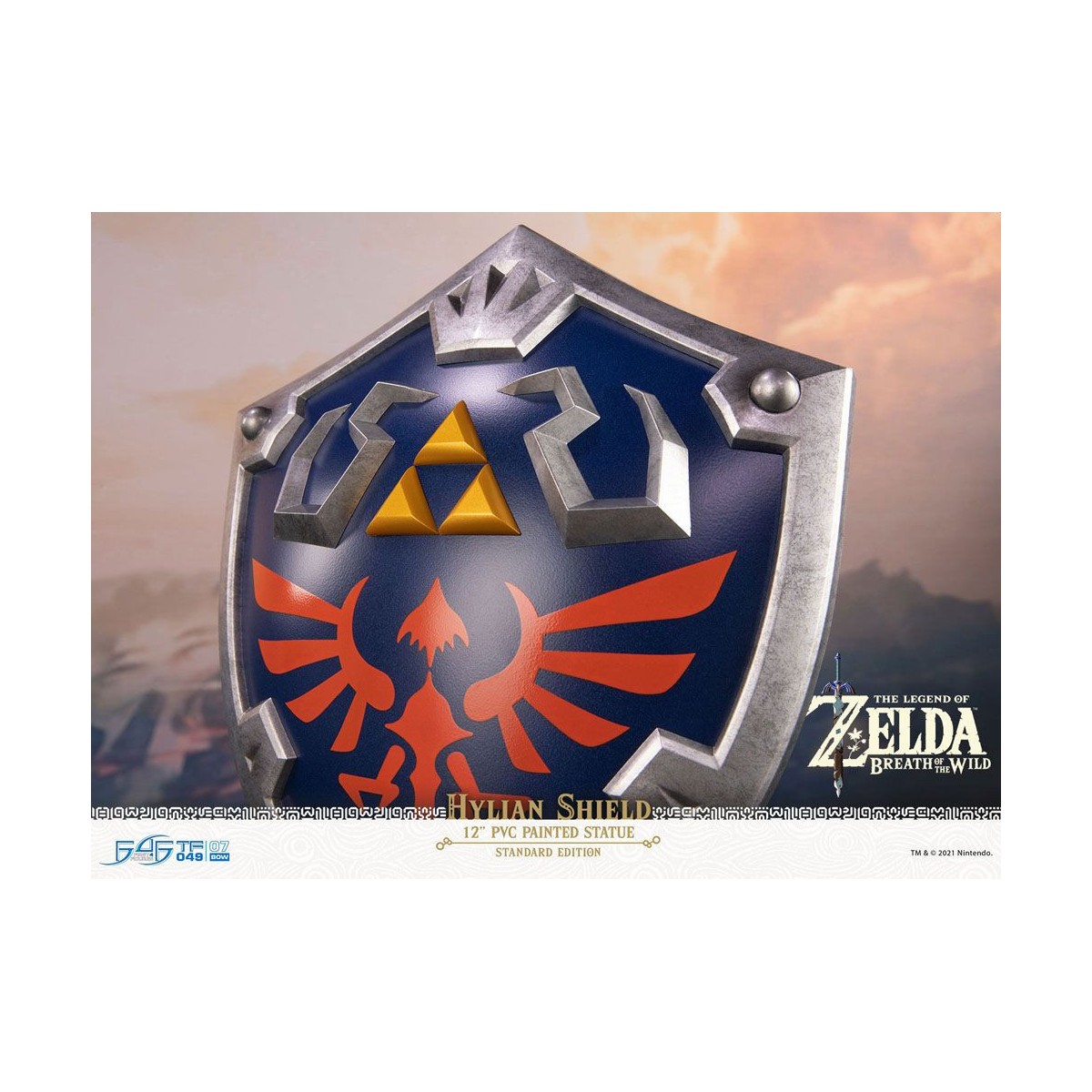 First 4 Figures - Zelda - Hylian Shield Standard Edition - Breath of the Wild Estatua de PVC