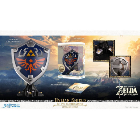 First 4 Figures - Zelda - Hylian Shield Standard Edition - Breath of the Wild Estatua de PVC