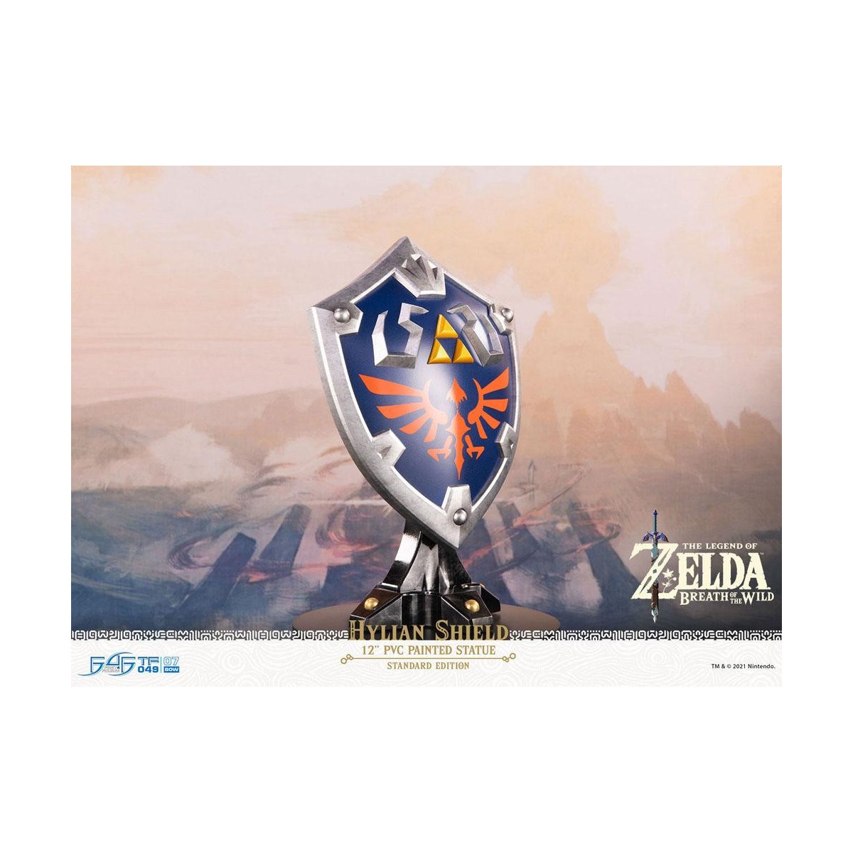 First 4 Figures - Zelda - Hylian Shield Standard Edition - Breath of the Wild Estatua de PVC