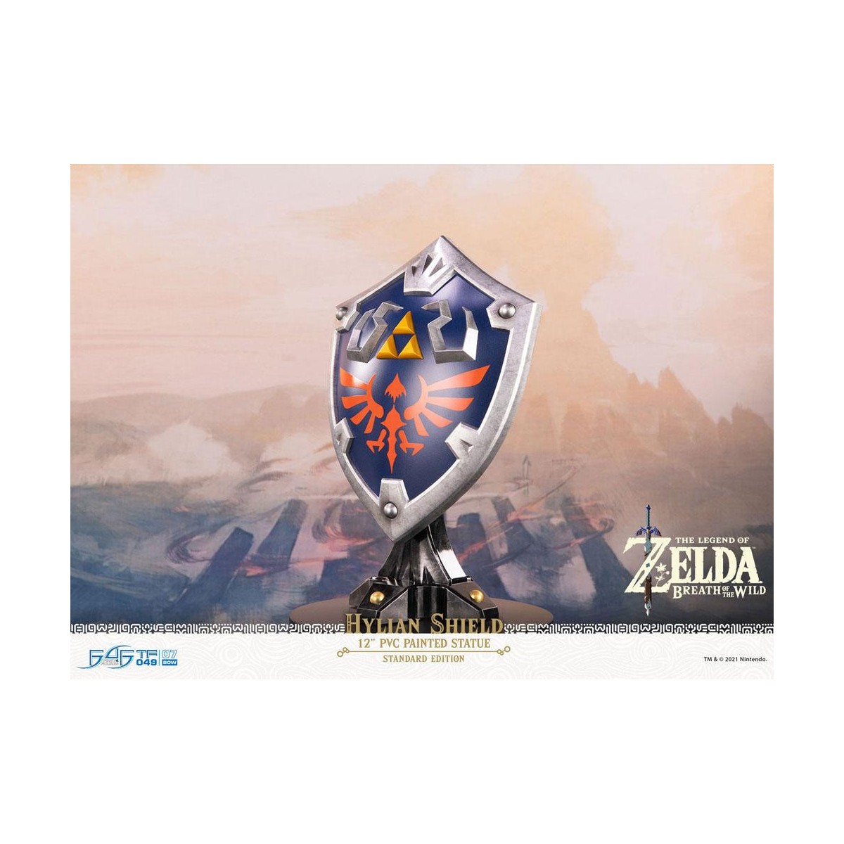 First 4 Figures - Zelda - Hylian Shield Standard Edition - Breath of the Wild Estatua de PVC