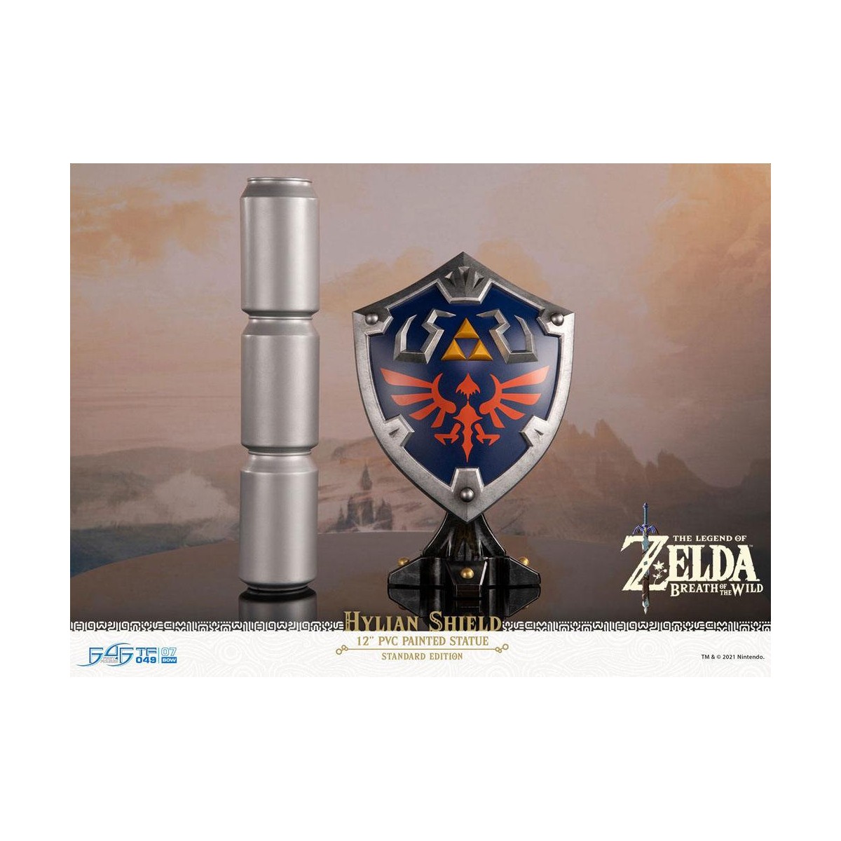 First 4 Figures - Zelda - Hylian Shield Standard Edition - Breath of the Wild Estatua de PVC