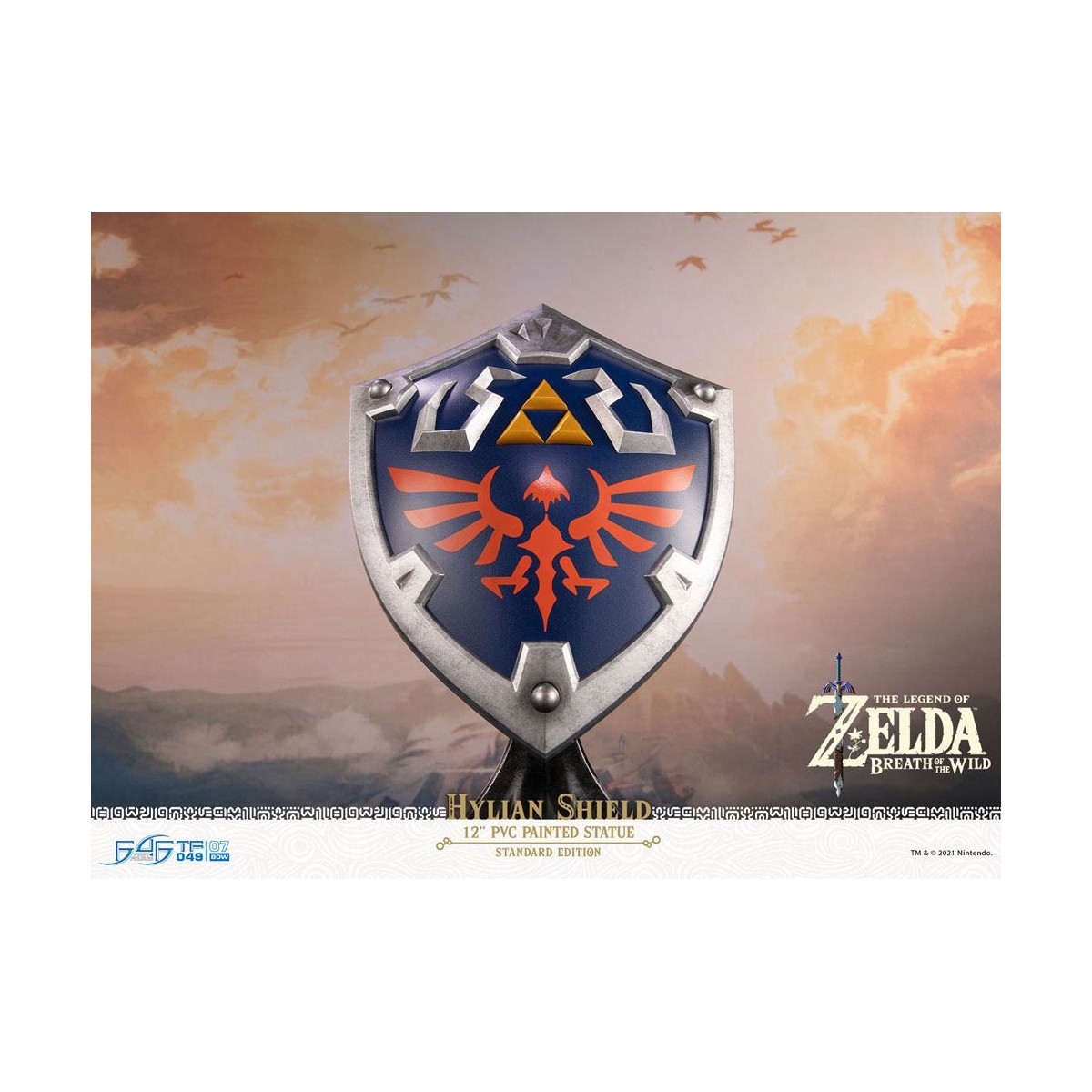 First 4 Figures - Zelda - Hylian Shield Standard Edition - Breath of the Wild Estatua de PVC