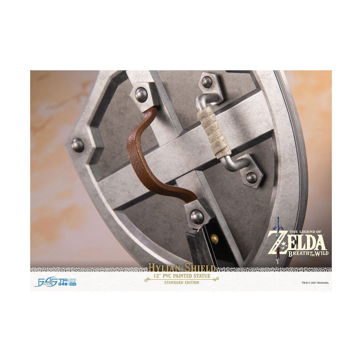 First 4 Figures - Zelda - Hylian Shield Standard Edition - Breath of the Wild Estatua de PVC