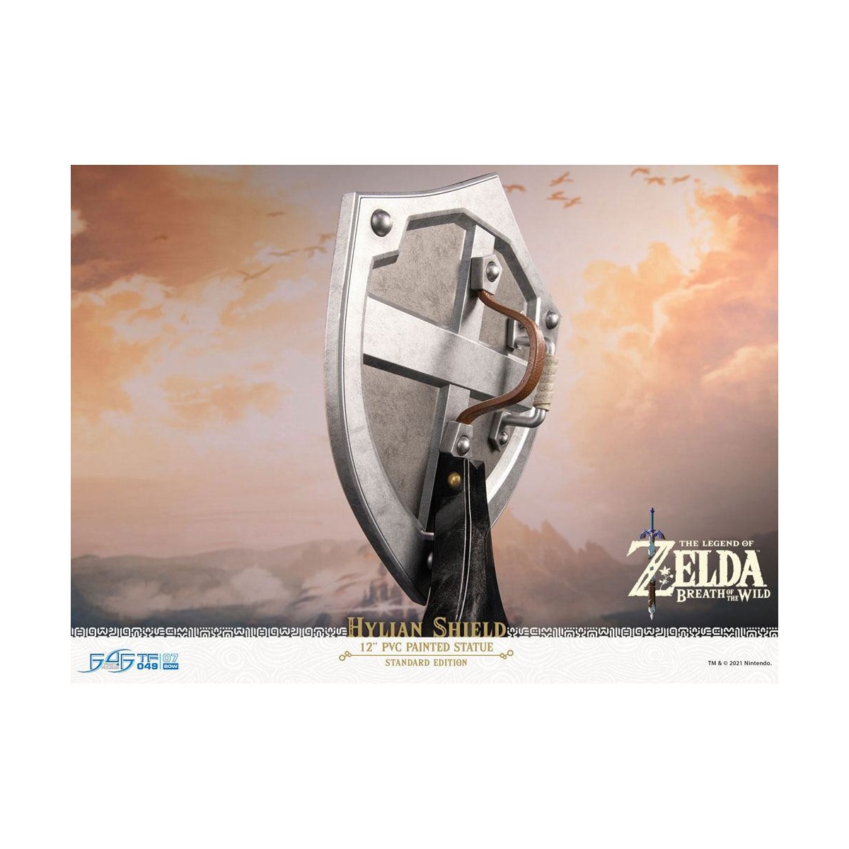 First 4 Figures - Zelda - Hylian Shield Standard Edition - Breath of the Wild Estatua de PVC