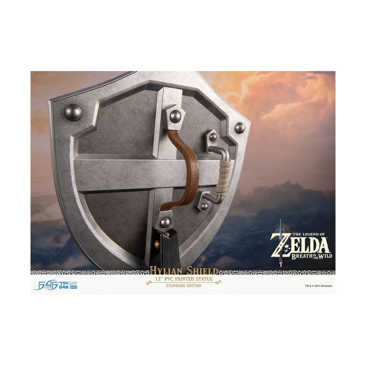 First 4 Figures - Zelda - Hylian Shield Standard Edition - Breath of the Wild Estatua de PVC