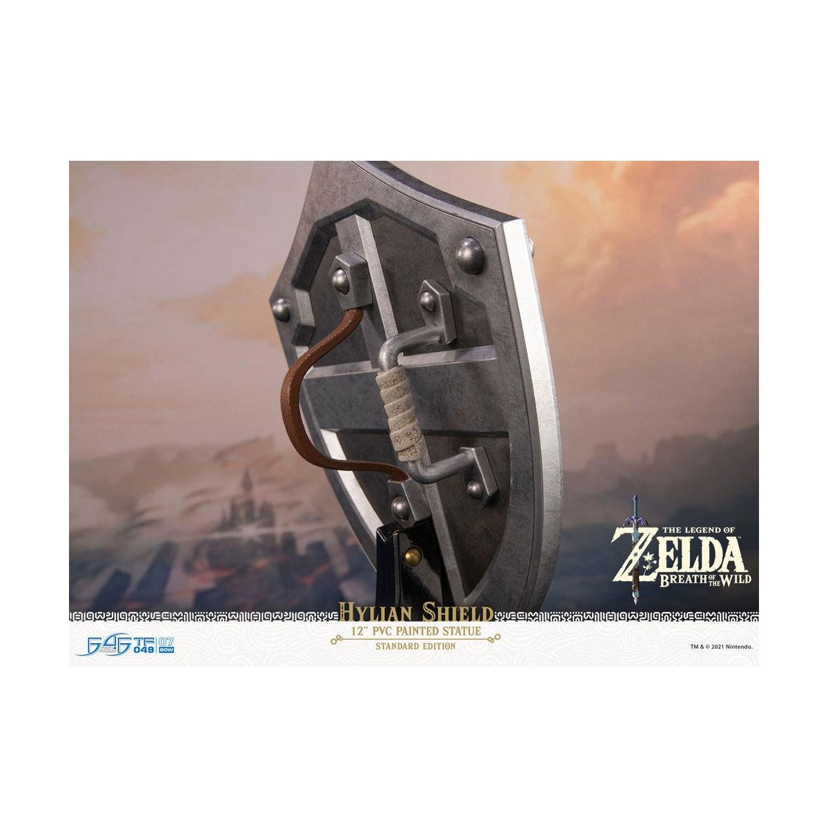 First 4 Figures - Zelda - Hylian Shield Standard Edition - Breath of the Wild Estatua de PVC