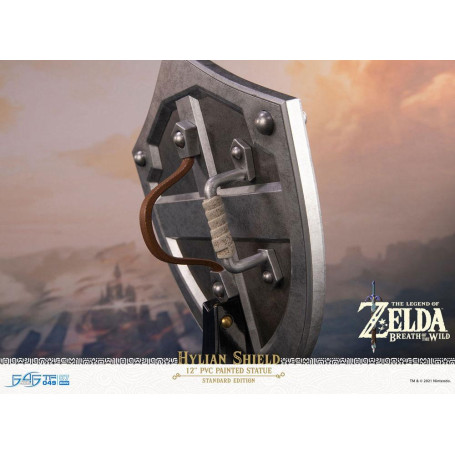 First 4 Figures - Zelda - Hylian Shield Standard Edition - Breath of the Wild Estatua de PVC