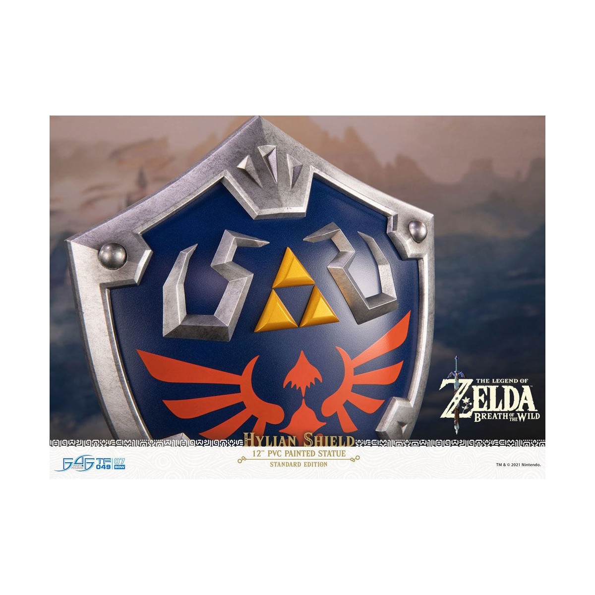 First 4 Figures - Zelda - Hylian Shield Standard Edition - Breath of the Wild Estatua de PVC