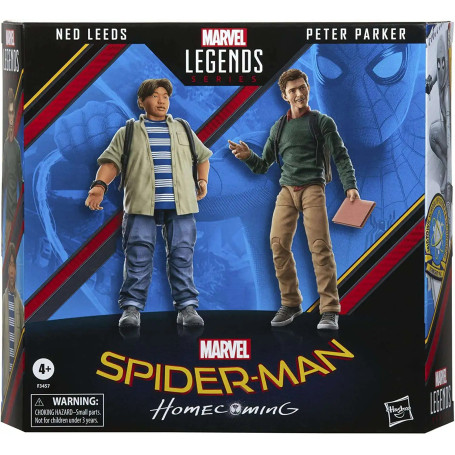 Marvel Legends - Spider-Man Homecoming - Peter Parker y Ned Leeds 2 Pack