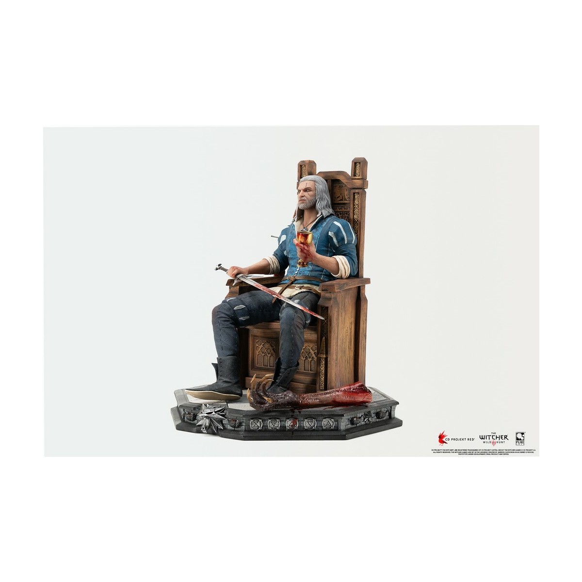 Pure Arts - The Witcher 3: Wild Hunt Estatua de Geralt a escala 1/6.